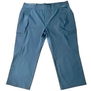 Eddie Bauer women’s grey Cargo hiking Pants 16P New